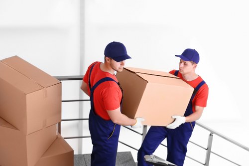 Removal team planning a house move in Brimsdown