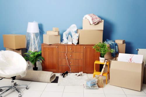 Removal team preparing a home move in Brimsdown