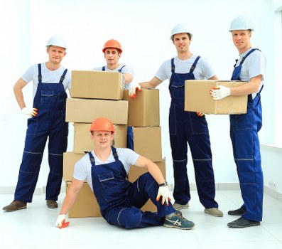 Careful loading of furniture for a Brimsdown man with van move