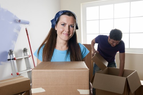 Careful packing materials and organised moving boxes for a Brimsdown relocation