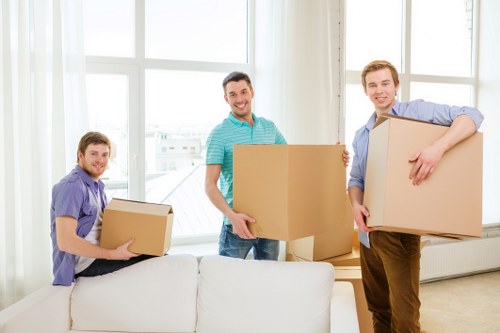 Unpacking and room placement support for a home or office in Brimsdown