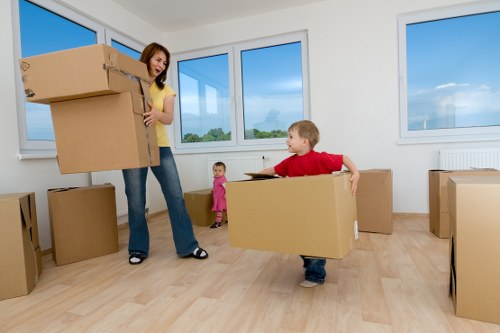 Commercial office moving access and parking considerations in Brimsdown