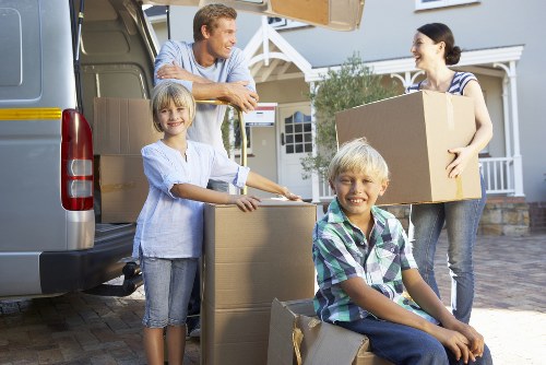 Local moving team handling access challenges in Brimsdown