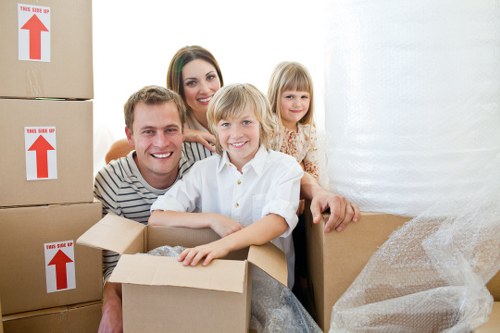 Moving truck and team handling a residential relocation in Brimsdown